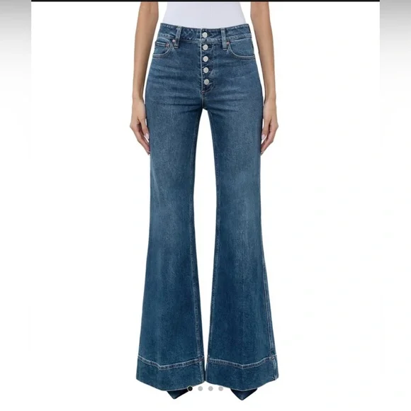 alice + olivia Missa Mr. Wide Leg Jean,Size 26 - Picture 1 of 2